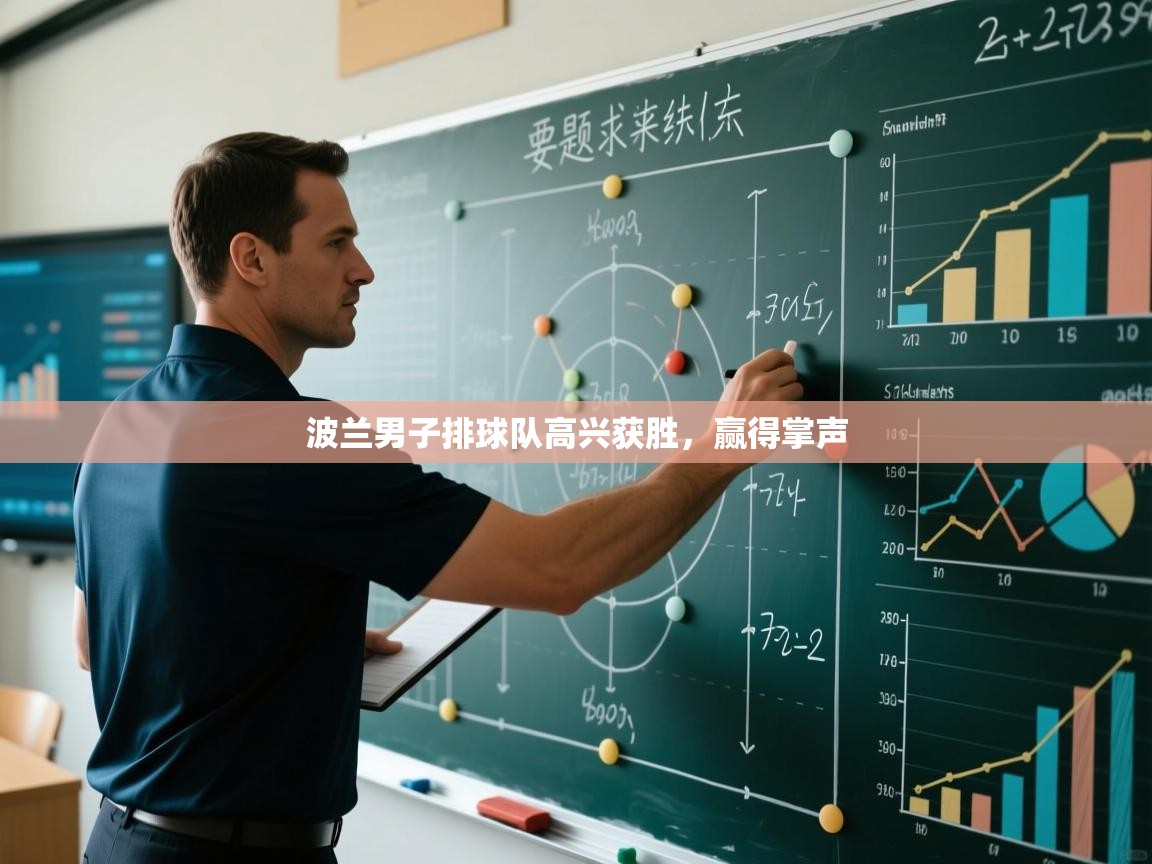 波兰男子排球队高兴获胜，赢得掌声  第2张