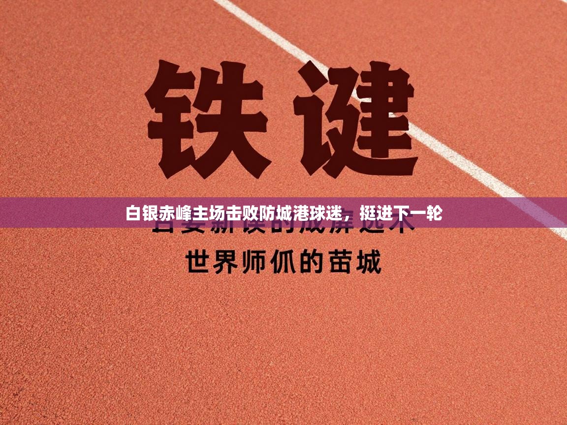 白银赤峰主场击败防城港球迷,挺进下一轮 第1张